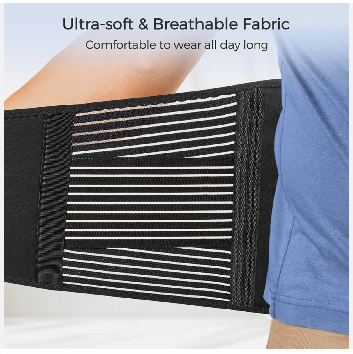 Lumbar Support Belt – Lower Back Brace for Pain Relief, Posture Correction & Wai