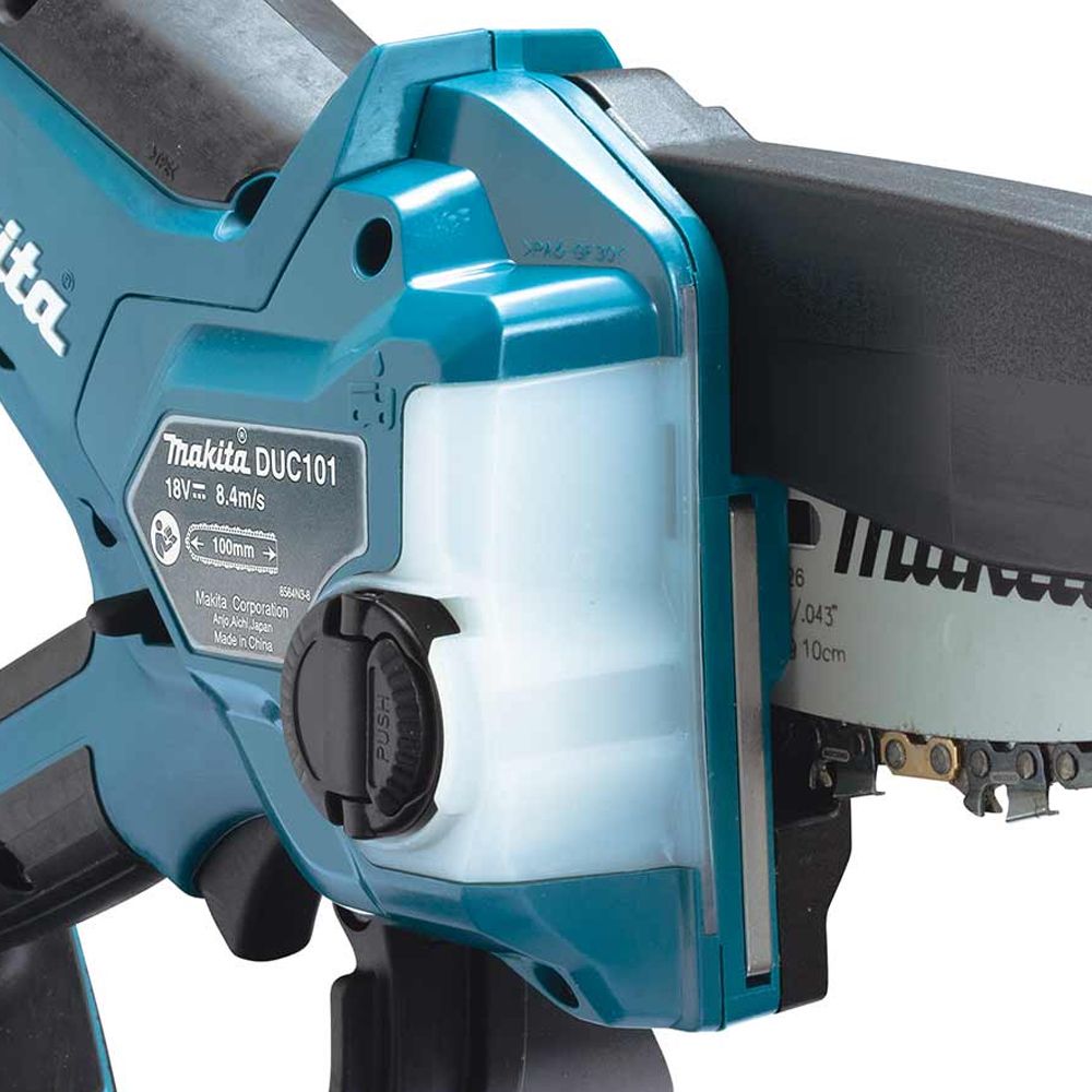 Makita DUC101Z 18V Li-ion Cordless Brushless 100mm (4") Pruning Saw - Skin Only