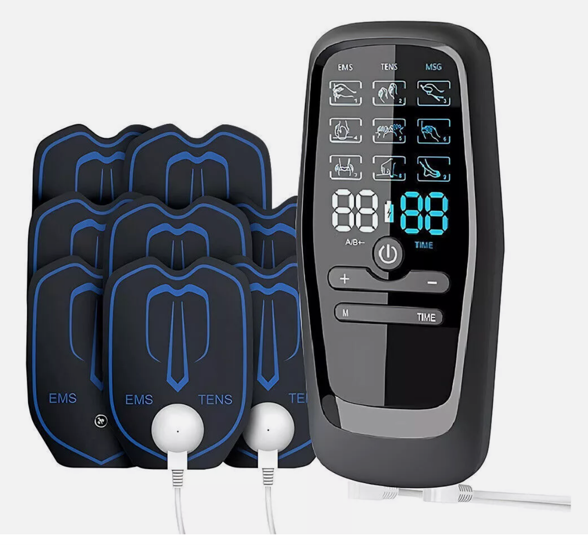 Electrical Massager Tens Machine Unit Pulse Muscle Stimulator Back Pain Therapy