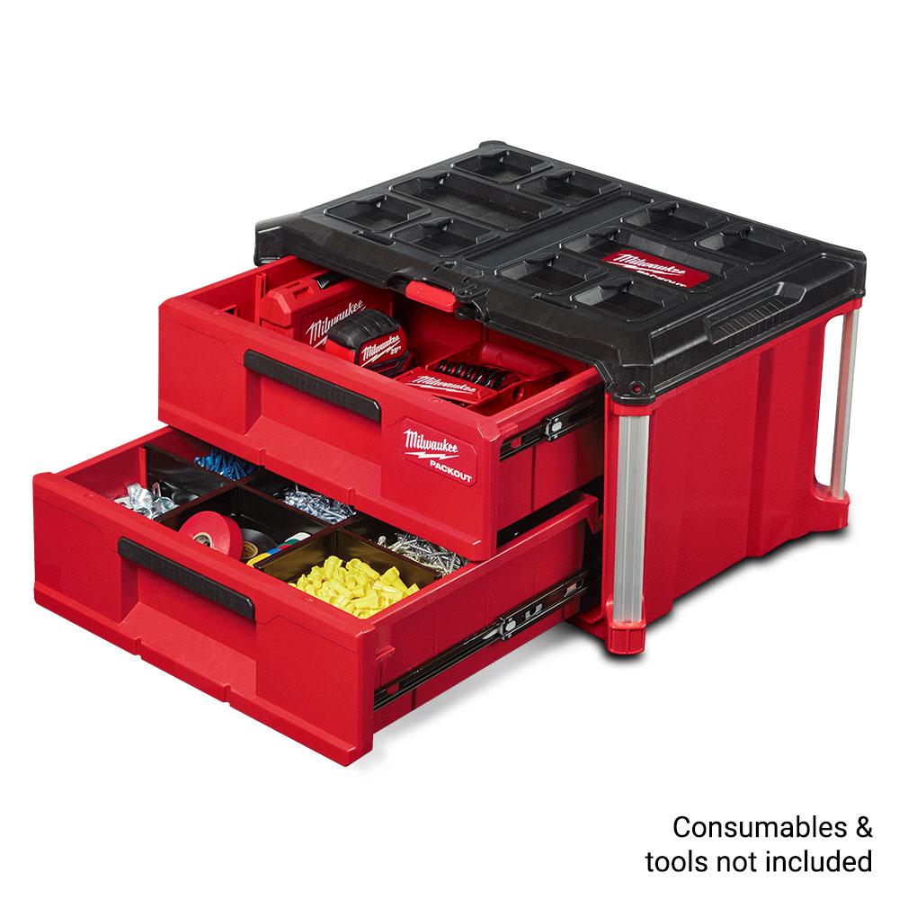 Milwaukee 48228442 PACKOUT 2 Drawer Tool Box