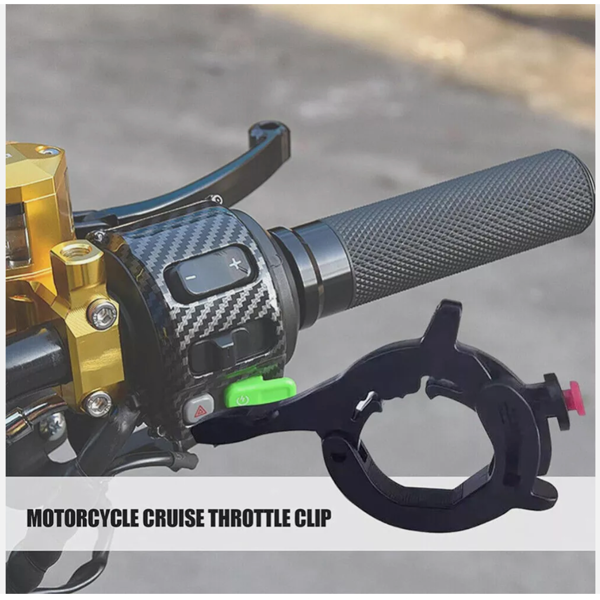 Universal Motorcycle Cruise Control Throttle Lock Motorbike Throttle Assist Lock
