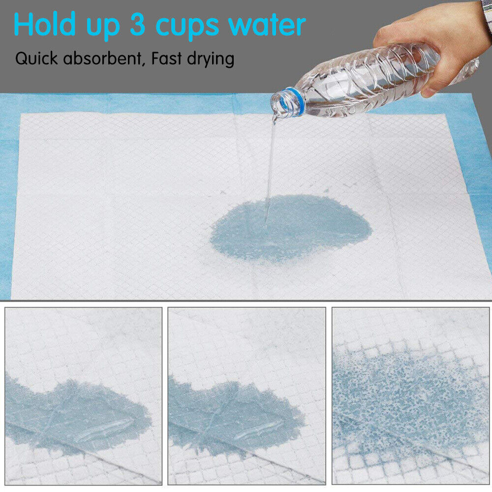 40PCs Pet Training Pads Puppy Dog Toilet Pee Indoor Super Absorbent 60x60cm
