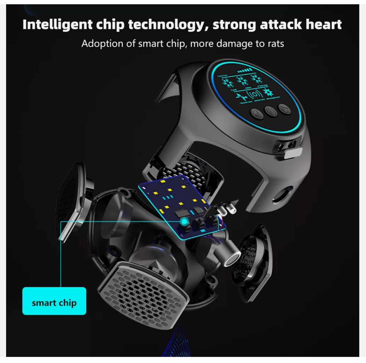 Possum Repeller w/ Ultrasonic Chemical Free Insect Pest Rat Mouse Repellent