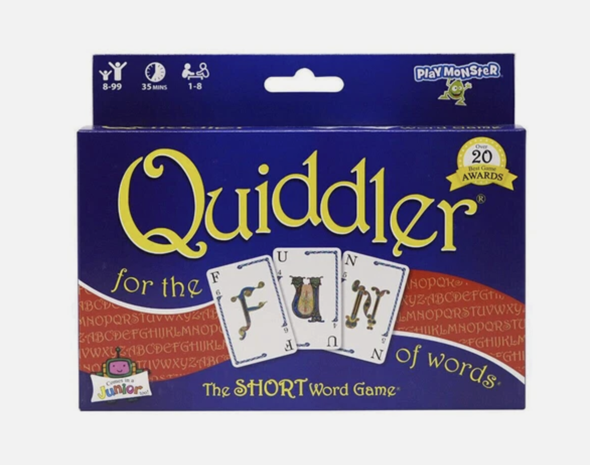 Quiddler Board Classic Card Word Game Party- Family Game Night Kids 8+ & Adults