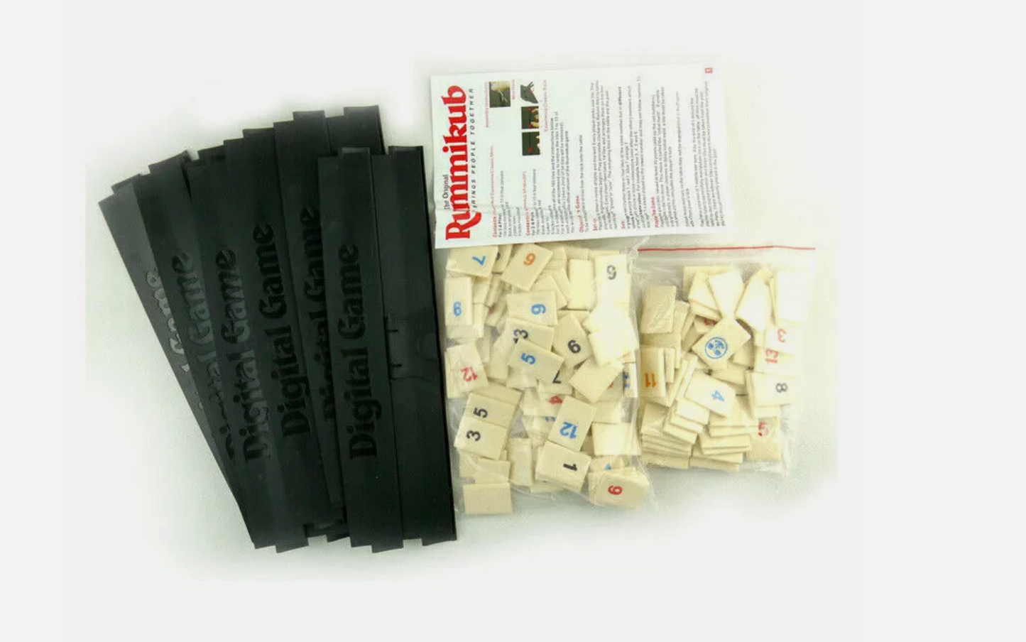 RUMMIKUB BOARD GAME RUMMY TOY FAMILY TABLE SET XP 6 PLAYERS