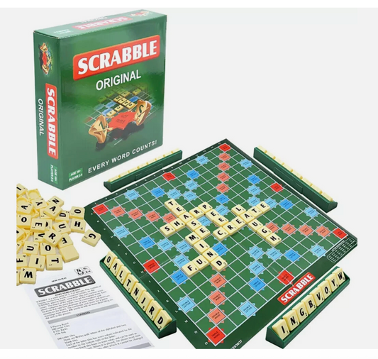 Scrabble Board Family Indoor Game Kid Adult Educational Toy Party Fun Words