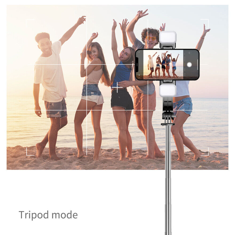 Rotating Tripod Unipod Selfie Stick Wireless Bluetooth Remote For Mobile Phone
