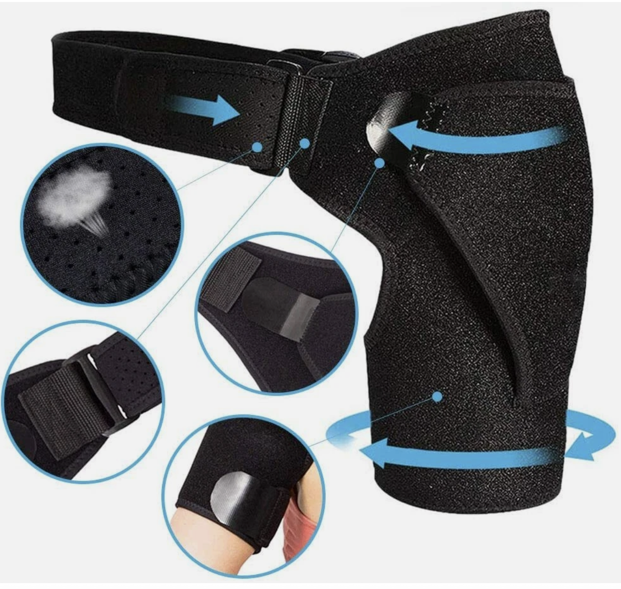 Shoulder Brace Rotator Cuff Compression Support Strap immobilizer stabilizer