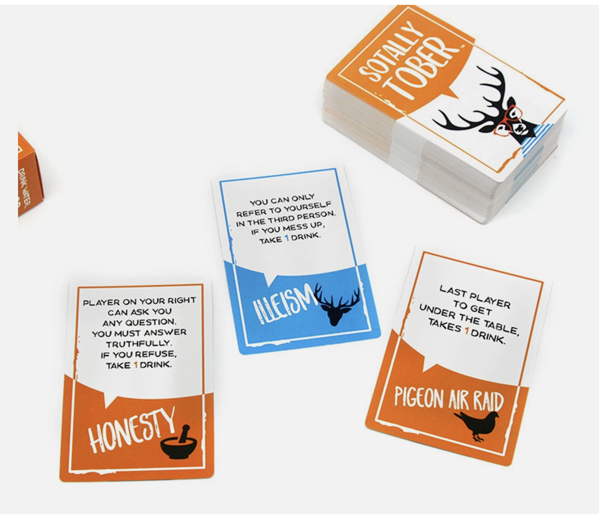 Sotally Tober Drinking Games for Adults Fun Adult Party Card Game New