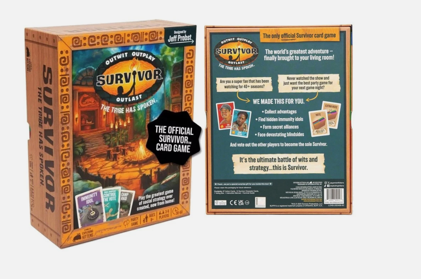 Survivor: The Tribe Has Spoken Card Game for Adult Party Family Game