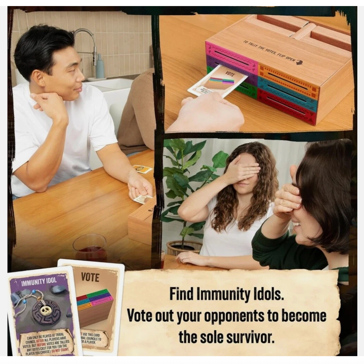 Survivor: The Tribe Has Spoken Card Game for Adult Party Family Game