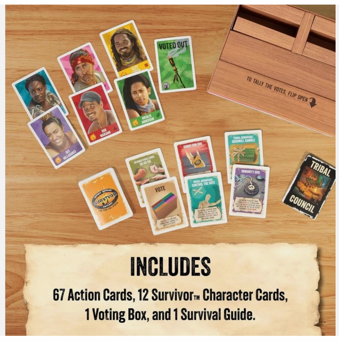 Survivor: The Tribe Has Spoken Card Game for Adult Party Family Game