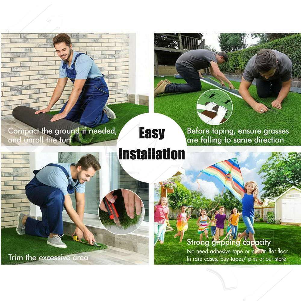 10SQM Primeturf Synthetic Grass Artificial Fake Lawn 2 x 5m Turf Plastic Plant