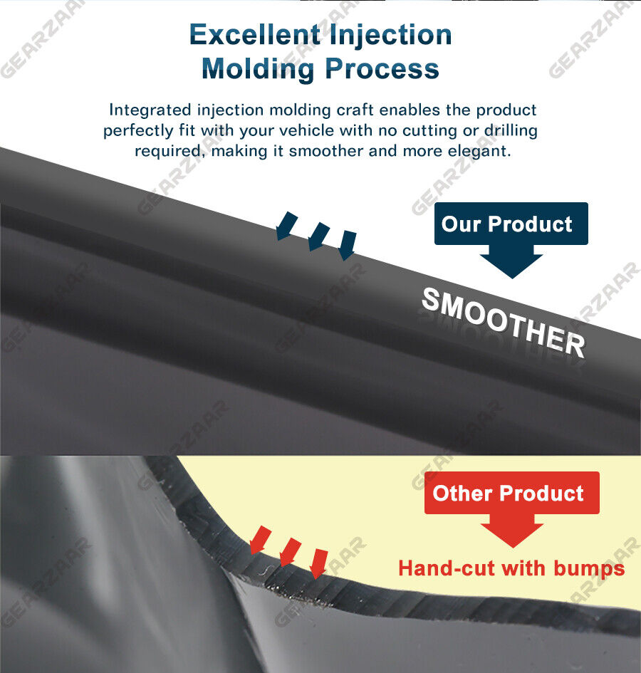 4pcs Window Visor Weathershields Weather Shield fit for Toyota Rav4 2013-2018