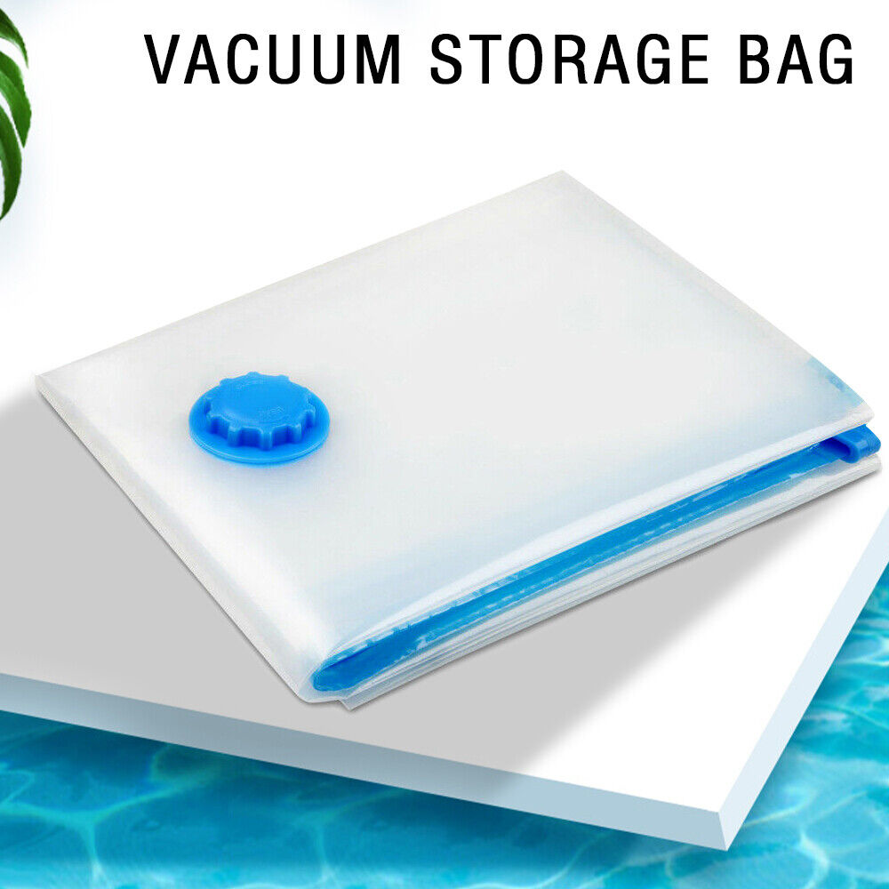 6xVacuum Storage Bags Clothes Sealer Bags Space Saver Storage Seal Compressing