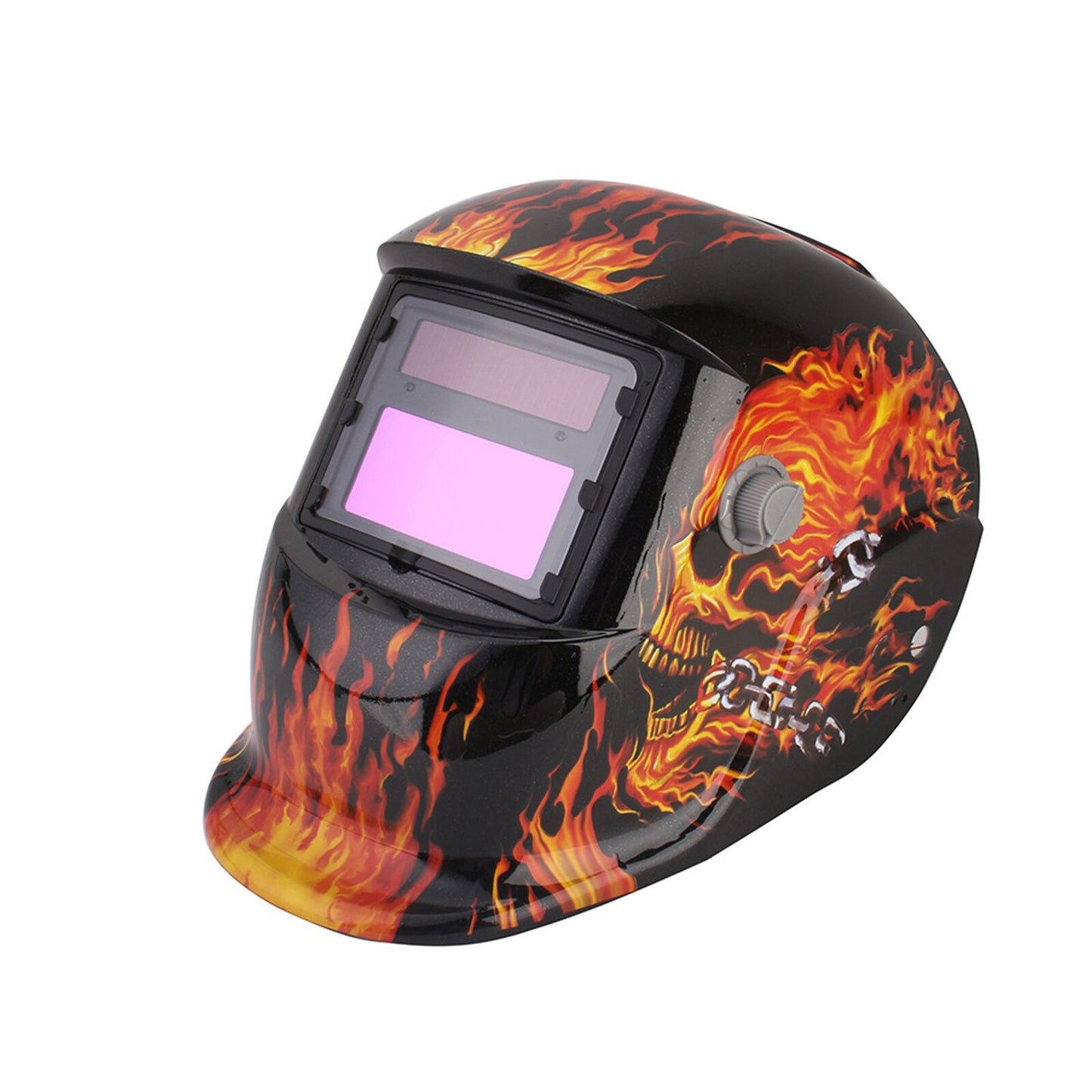 Welding Helmet Auto darkening 110x90mm Large View ARC TIG MIG Solar & Battery
