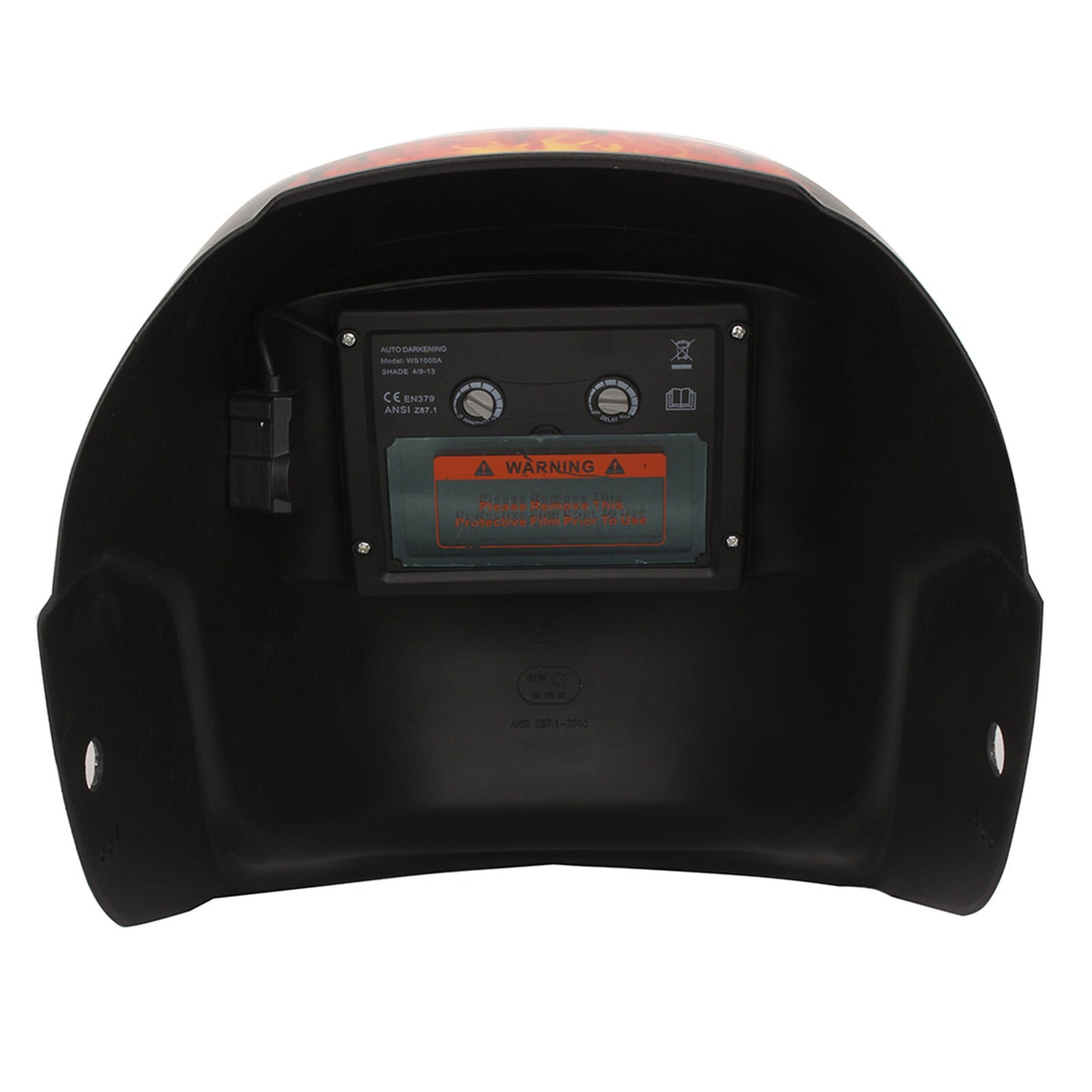 Welding Helmet Auto darkening 110x90mm Large View ARC TIG MIG Solar & Battery