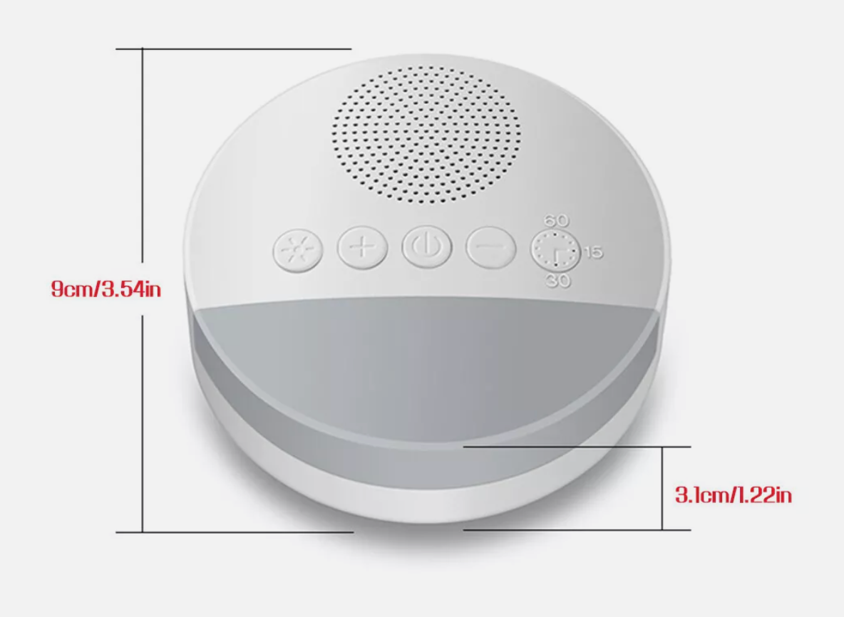 White Noise Sound Machine Sleep Therapy Relaxation for Adults Baby Nature Sounds
