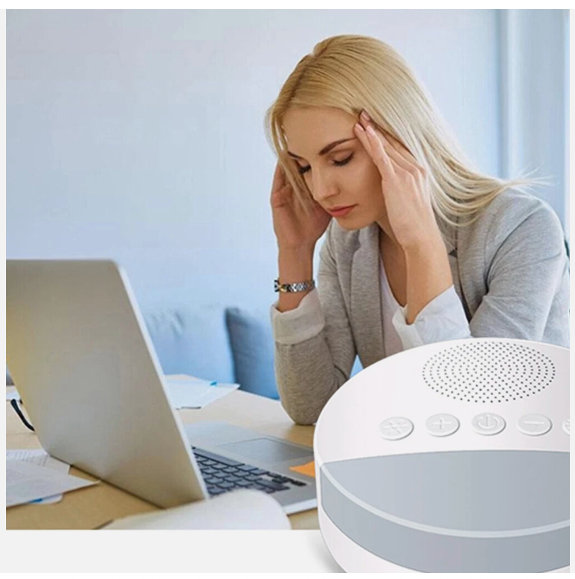 White Noise Sound Machine Sleep Therapy Relaxation for Adults Baby Nature Sounds