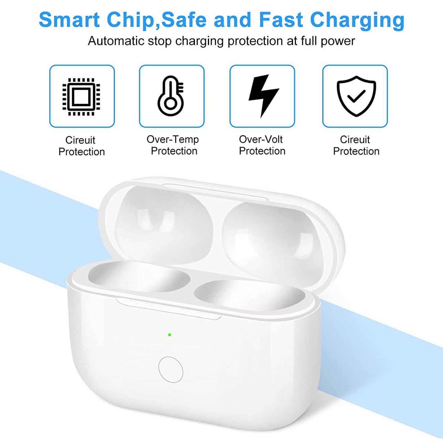 Replacement Wireless Charging Case For Airpods Pro Bluetooth Compatible Earphone