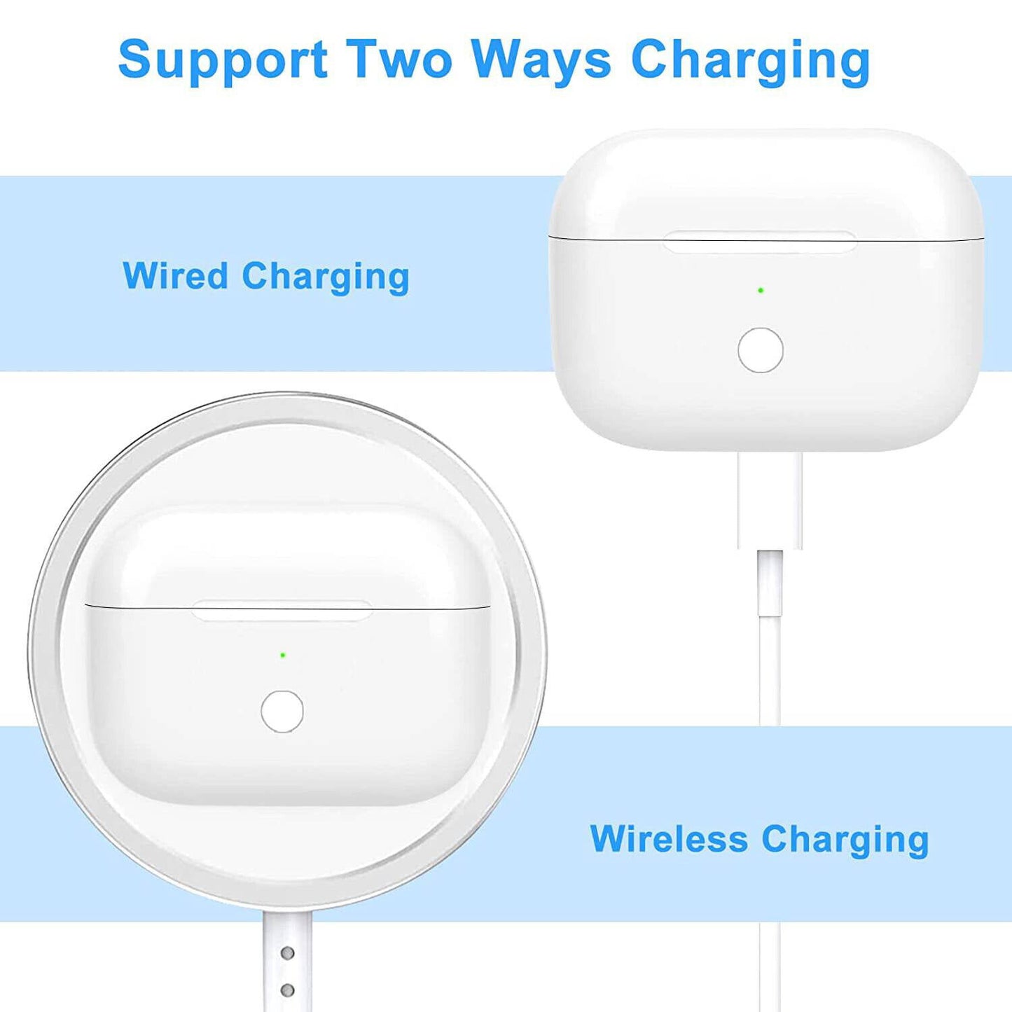 Replacement Wireless Charging Case For Airpods Pro Bluetooth Compatible Earphone