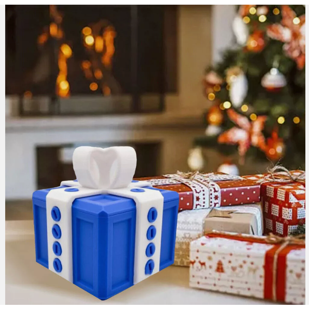 3D Annoying Gift Box with Screws Twist Storage Decorations Ornaments