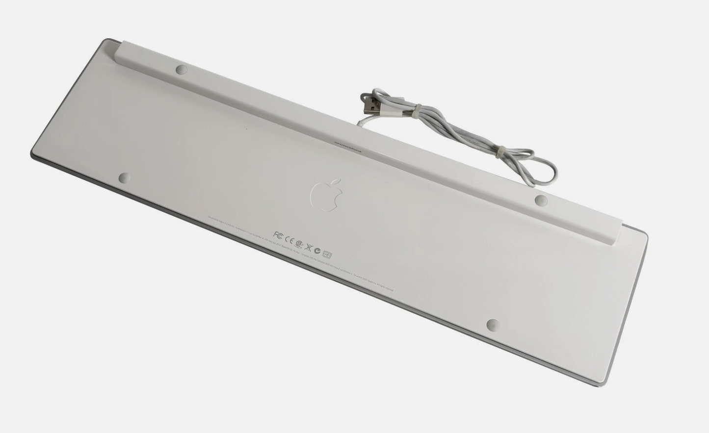 Apple A1243 Aluminum Wired Keyboard Full Size,