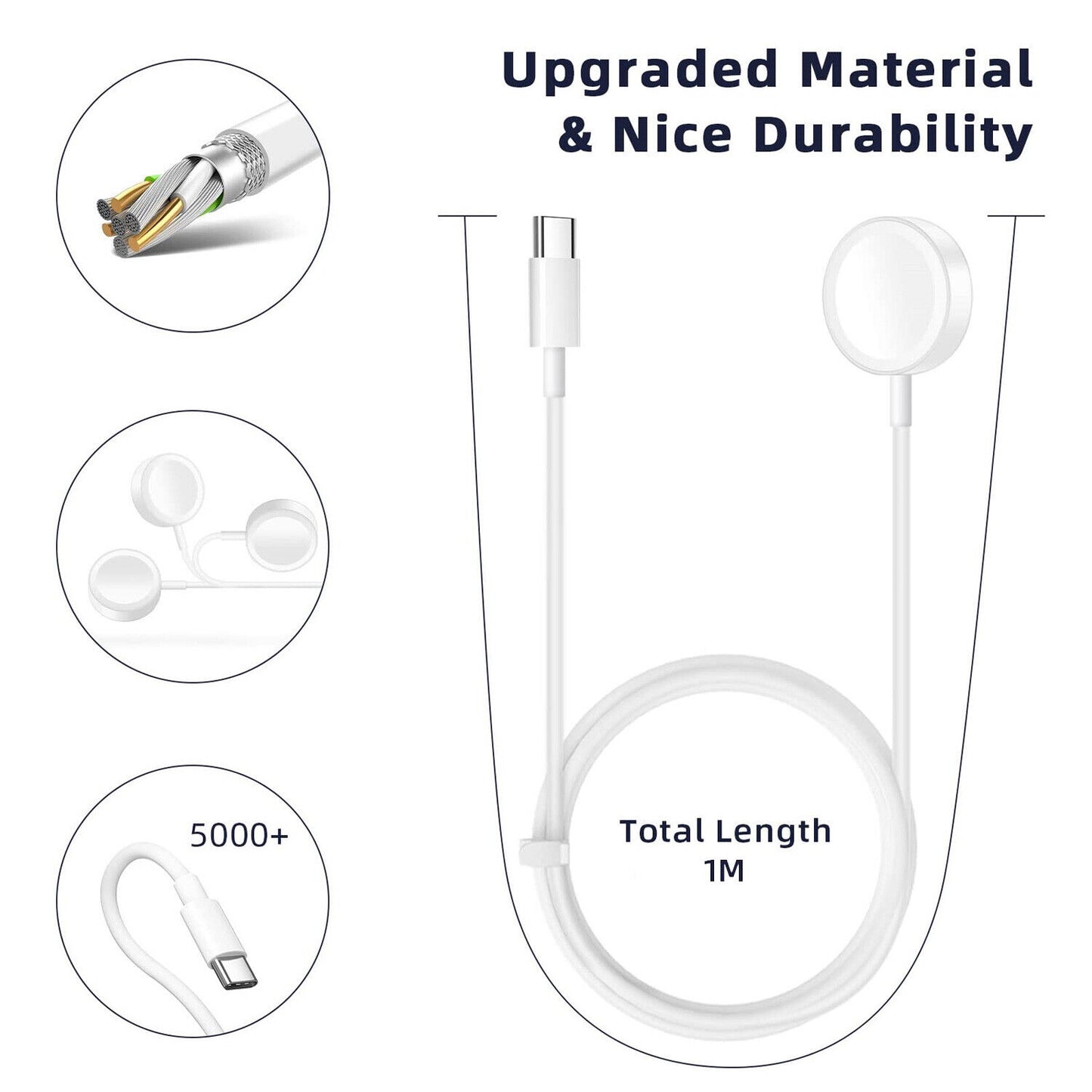 For Apple Watch Charger Charging Cable