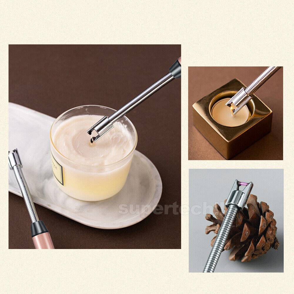 Plasma ARC Flameless USB Lighter BBQ Windproof Kitchen Candle Rechargeable