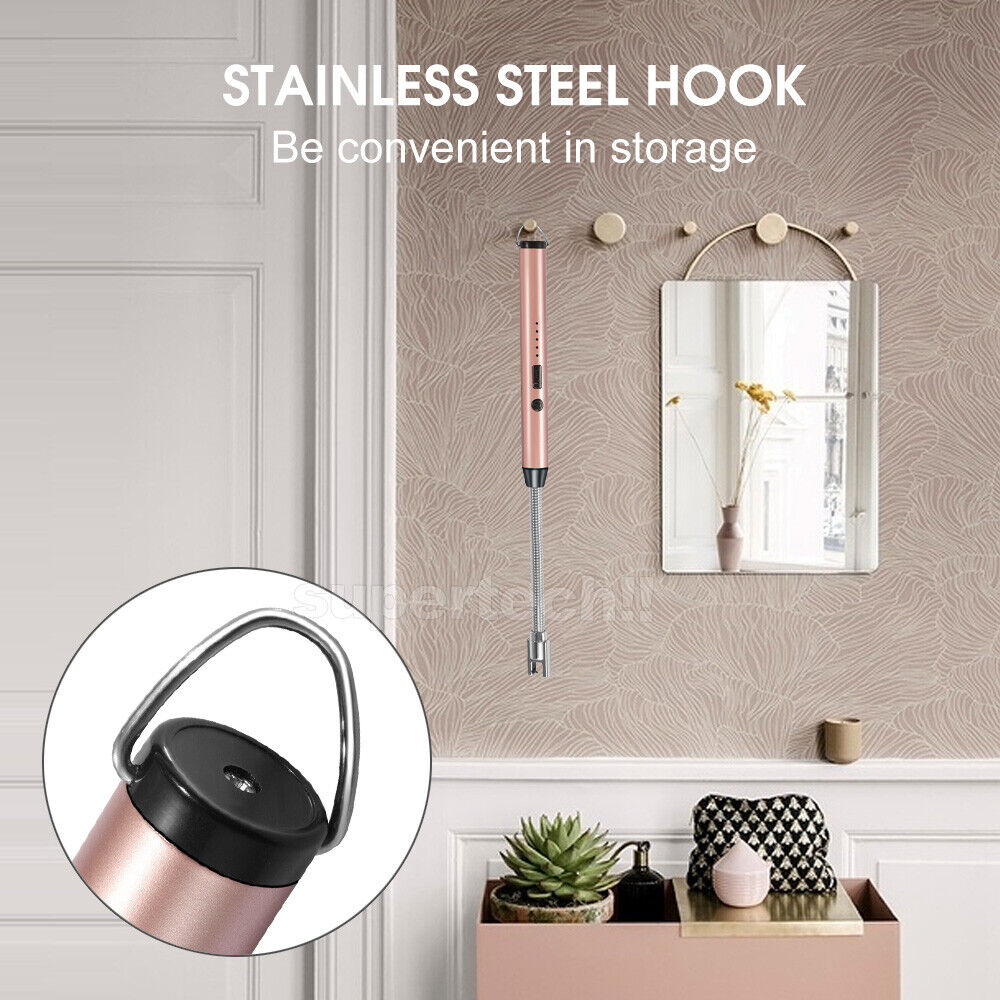 Plasma ARC Flameless USB Lighter BBQ Windproof Kitchen Candle Rechargeable