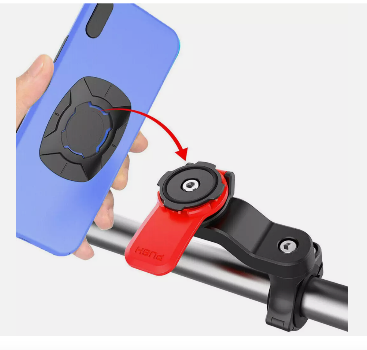 Bike Motorcycle For Quad Lock Phone Mount Holder Handlebar Mount