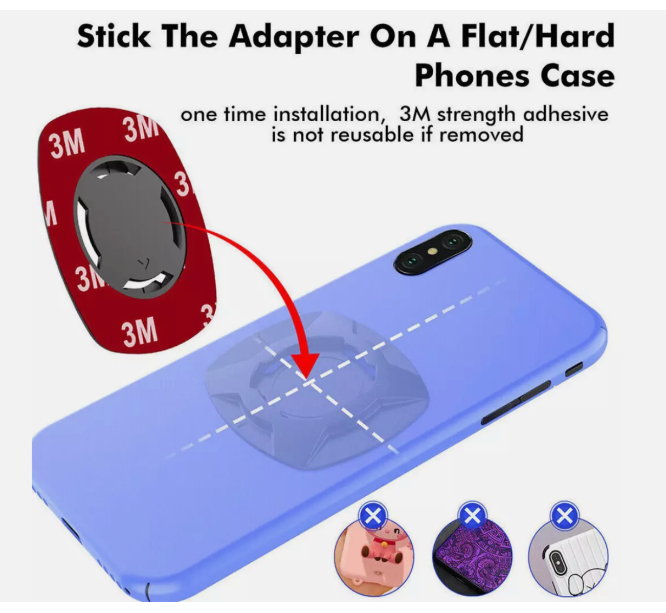 Bike Motorcycle For Quad Lock Phone Mount Holder Handlebar Mount