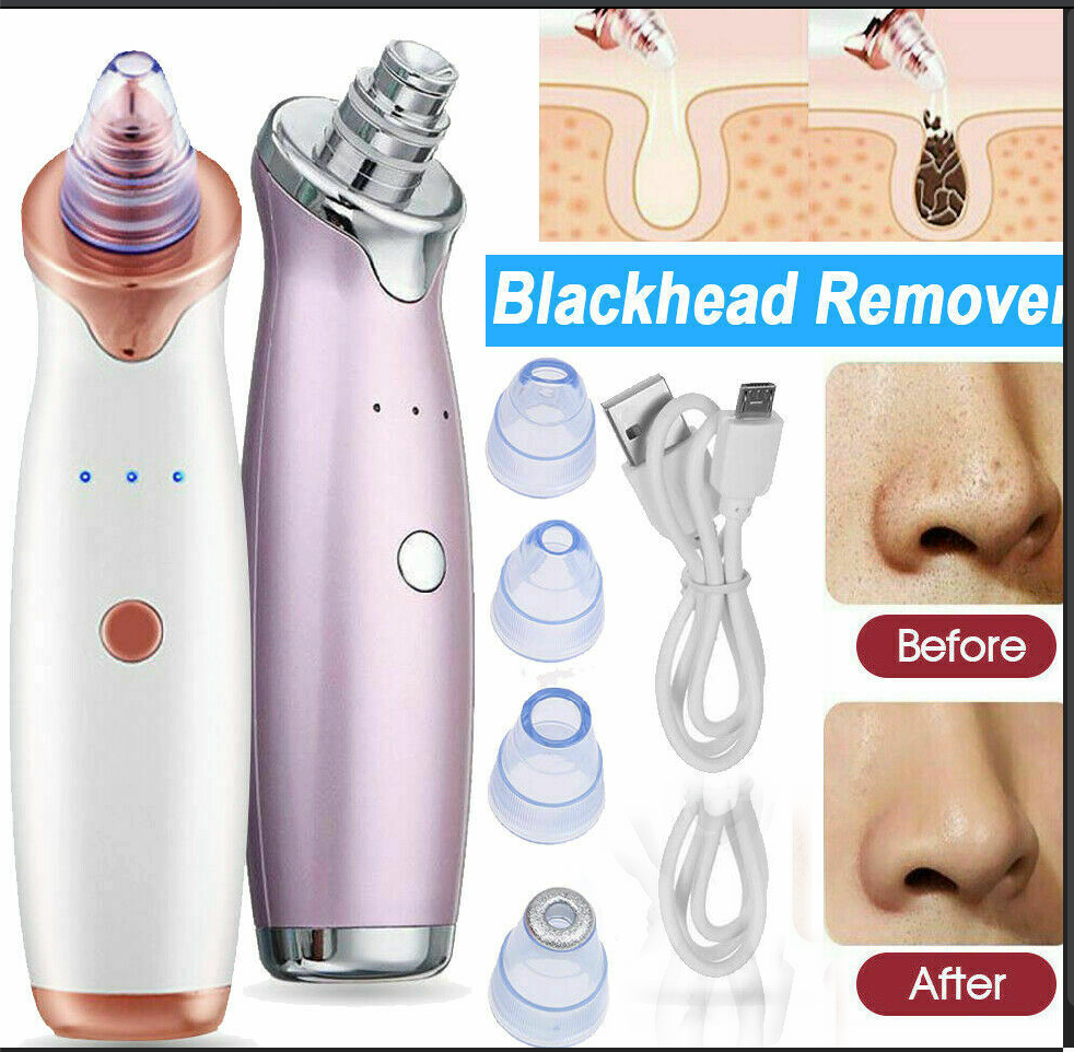 Electric Facial Skin Care Pore Blackhead Remover Cleaner Vacuum Acne Cleanser