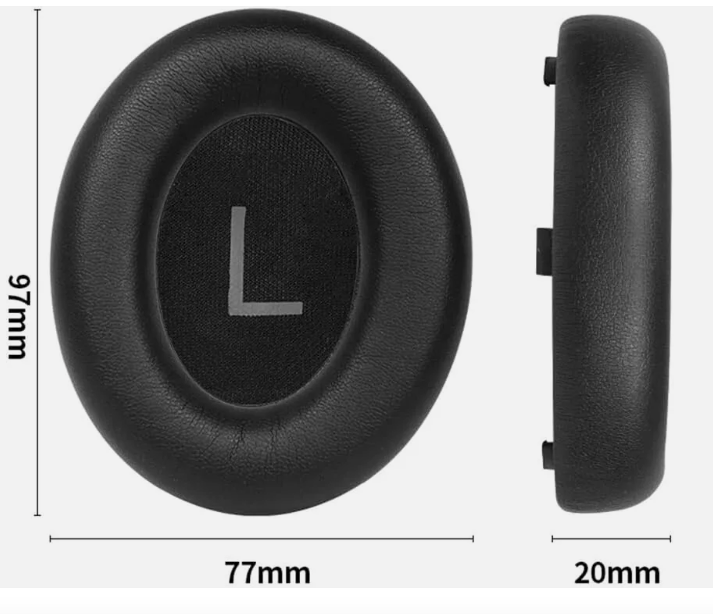 Bose NC700 Ear Pads Replacement Cushions Wireless Headphones NC 700 Covers Black