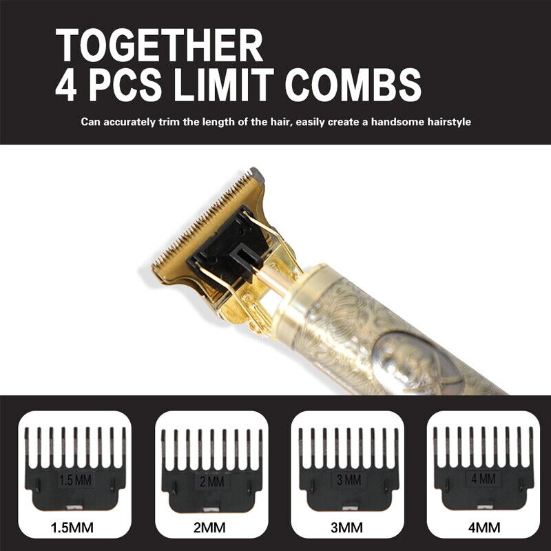 Men Portable Electric Hair Trimmer Clippers Beard Shaver Cutting Cordless