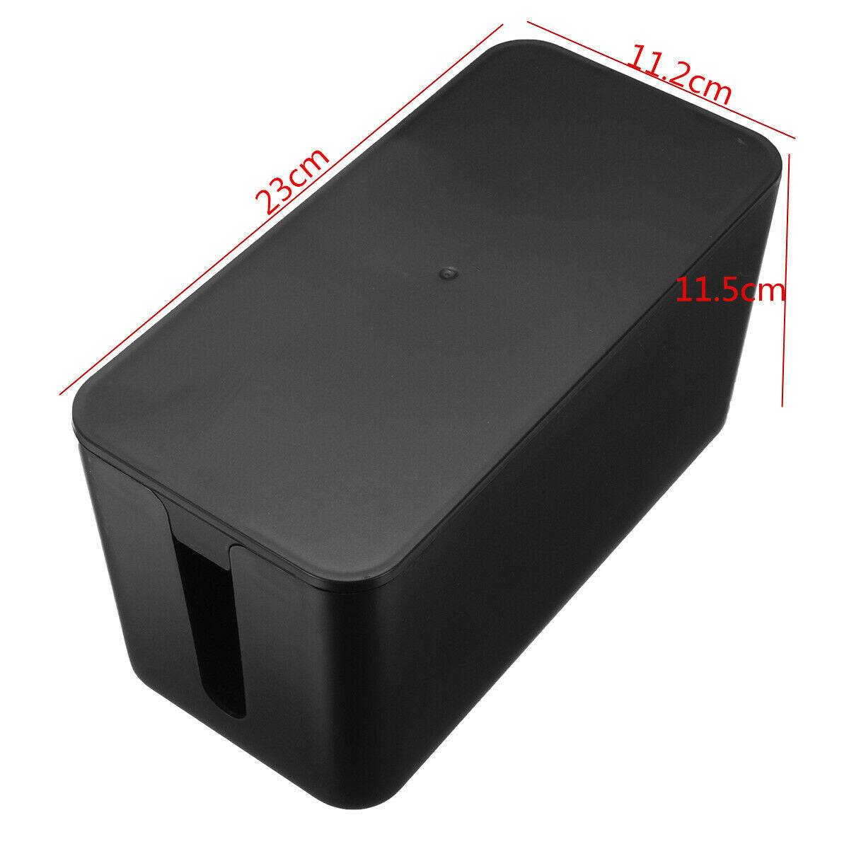 Cable Wire Storage Box Case Cord Management Socket Home Office Tidy Organizer