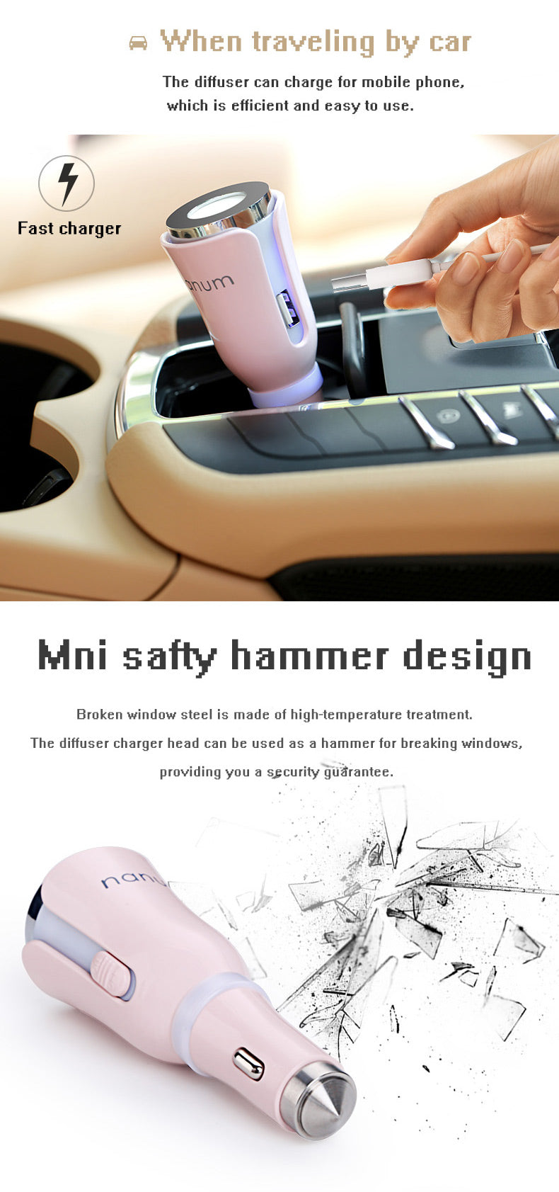 SALE:Car Air Freshener Mini USB Aromatherapy Car Humidifier USB Essential Oil