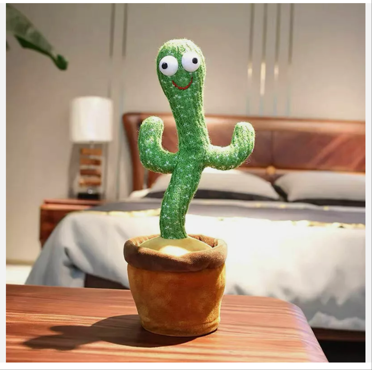 Dancing Talking Singing Shaking Cactus Kids Gift Plush Doll USB Charging Toy