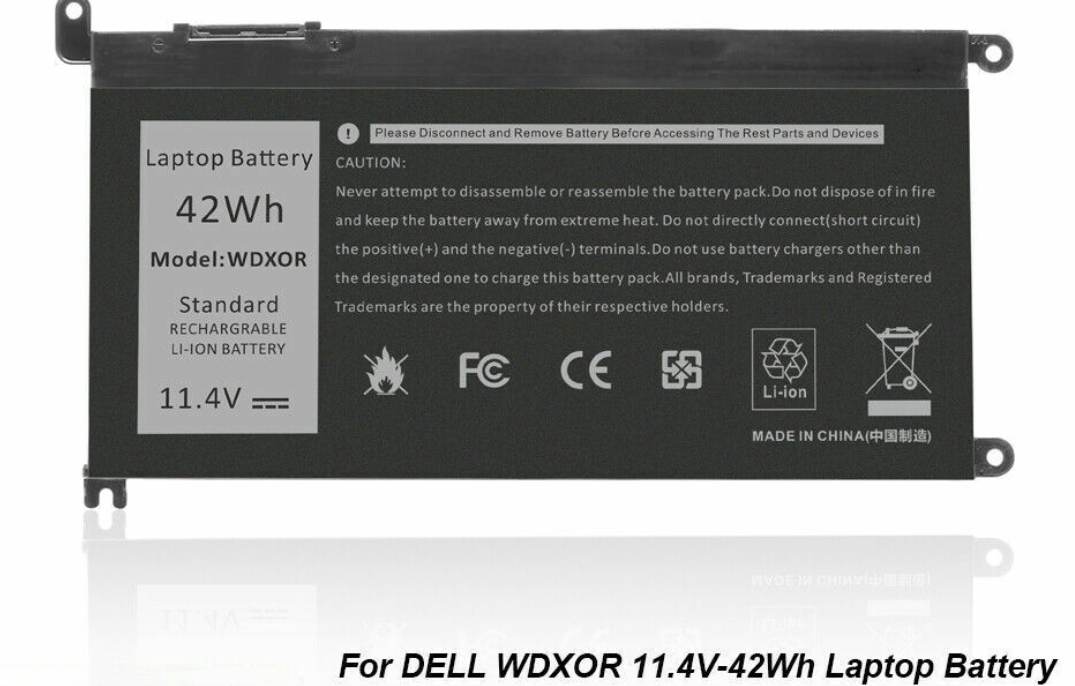 WDX0R Battery for Inspiron 13 5368 5378 5379 2in1 13 7368 7375 7378 2in1