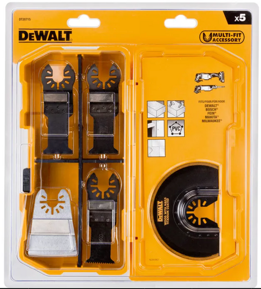 SPECIAL: DEWALT MULTI TOOL BLADE SET 5PC