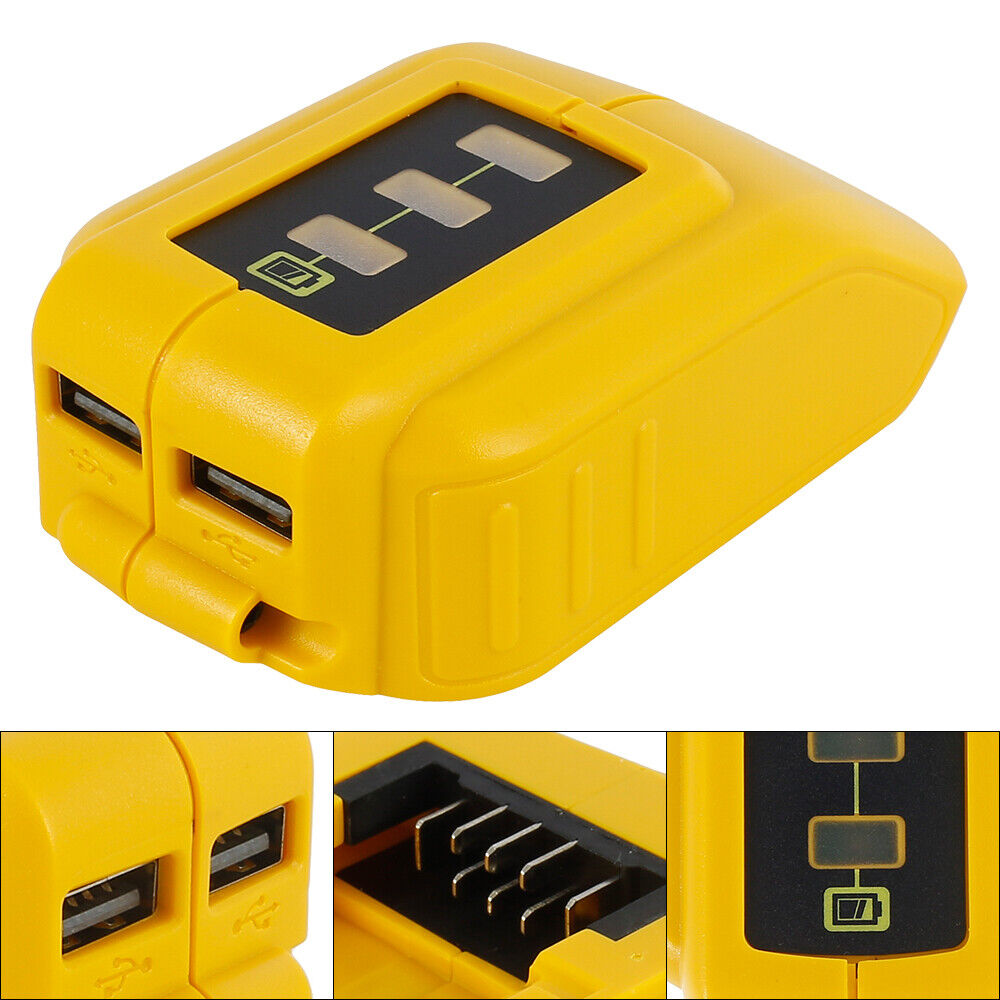 For DEWALT USB Charging Battery Adapter Power Bank Charger DCB090 Mobile phone