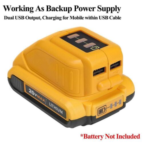 For DEWALT USB Charging Battery Adapter Power Bank Charger DCB090 Mobile phone
