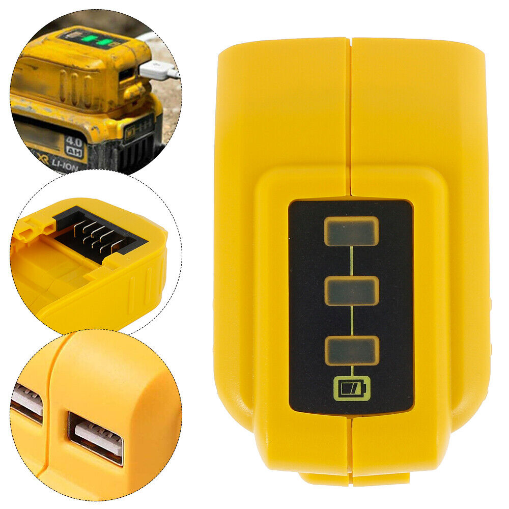 For DEWALT USB Charging Battery Adapter Power Bank Charger DCB090 Mobile phone