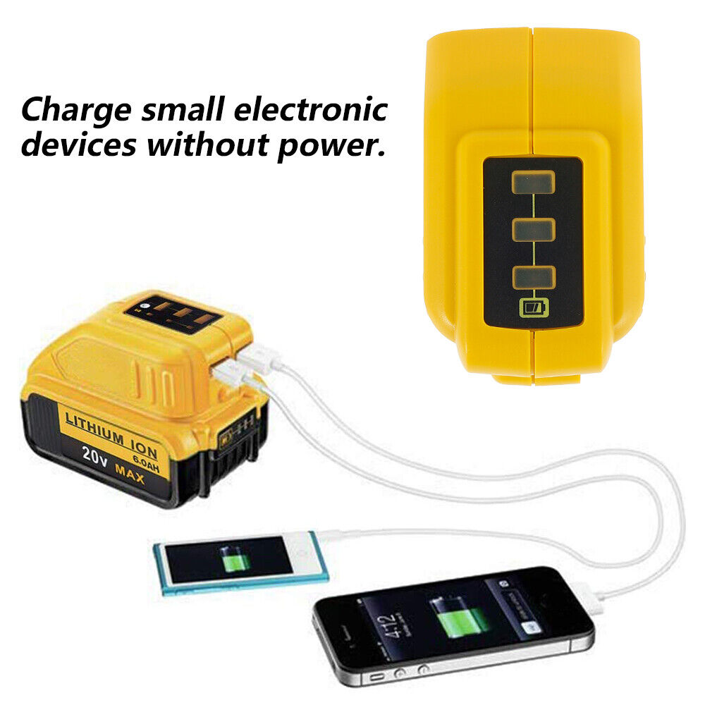 For DEWALT USB Charging Battery Adapter Power Bank Charger DCB090 Mobile phone