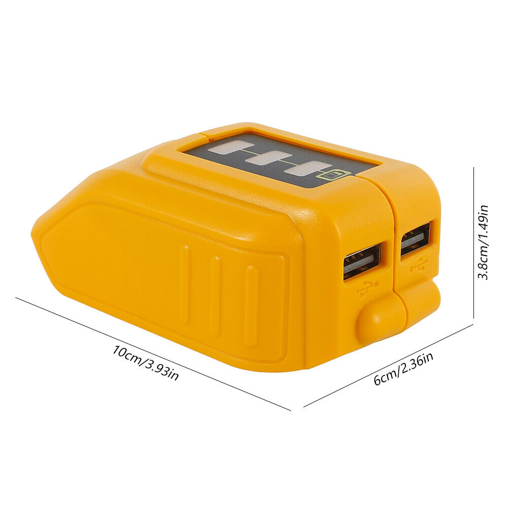 For DEWALT USB Charging Battery Adapter Power Bank Charger DCB090 Mobile phone