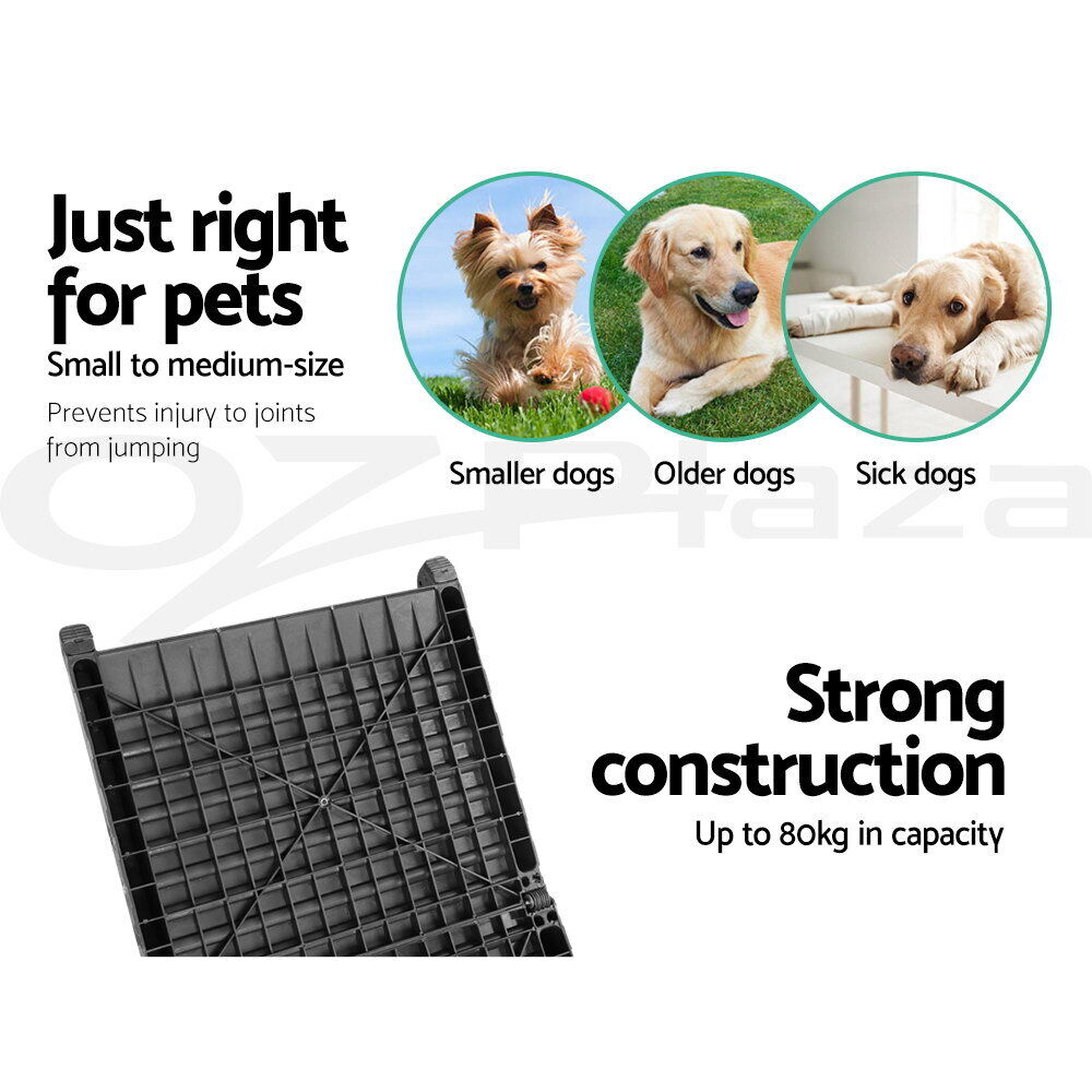 Dog Ramp For Car Pet Dog Stairs Steps Ladder Travel Foldable Portable SUV