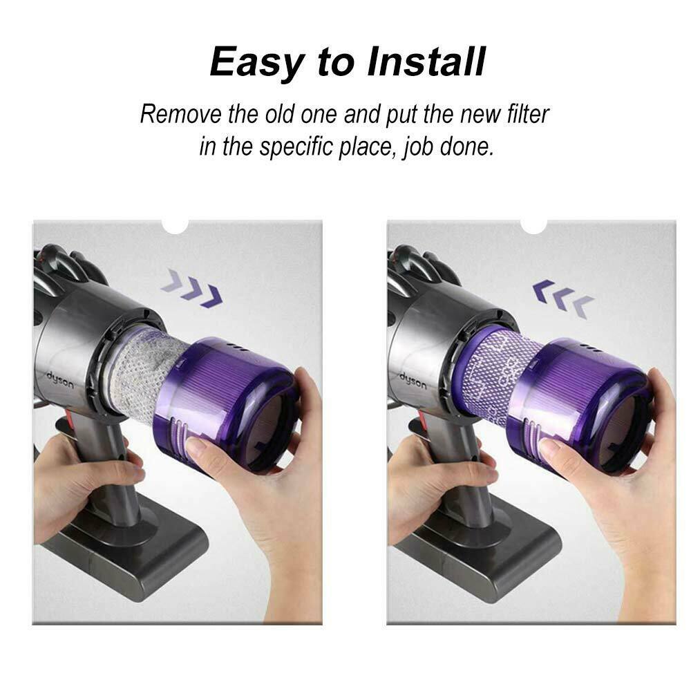 2Pack Replacement Filter for Dyson V11 Cyclone, V11 Animal Vacuum, V15