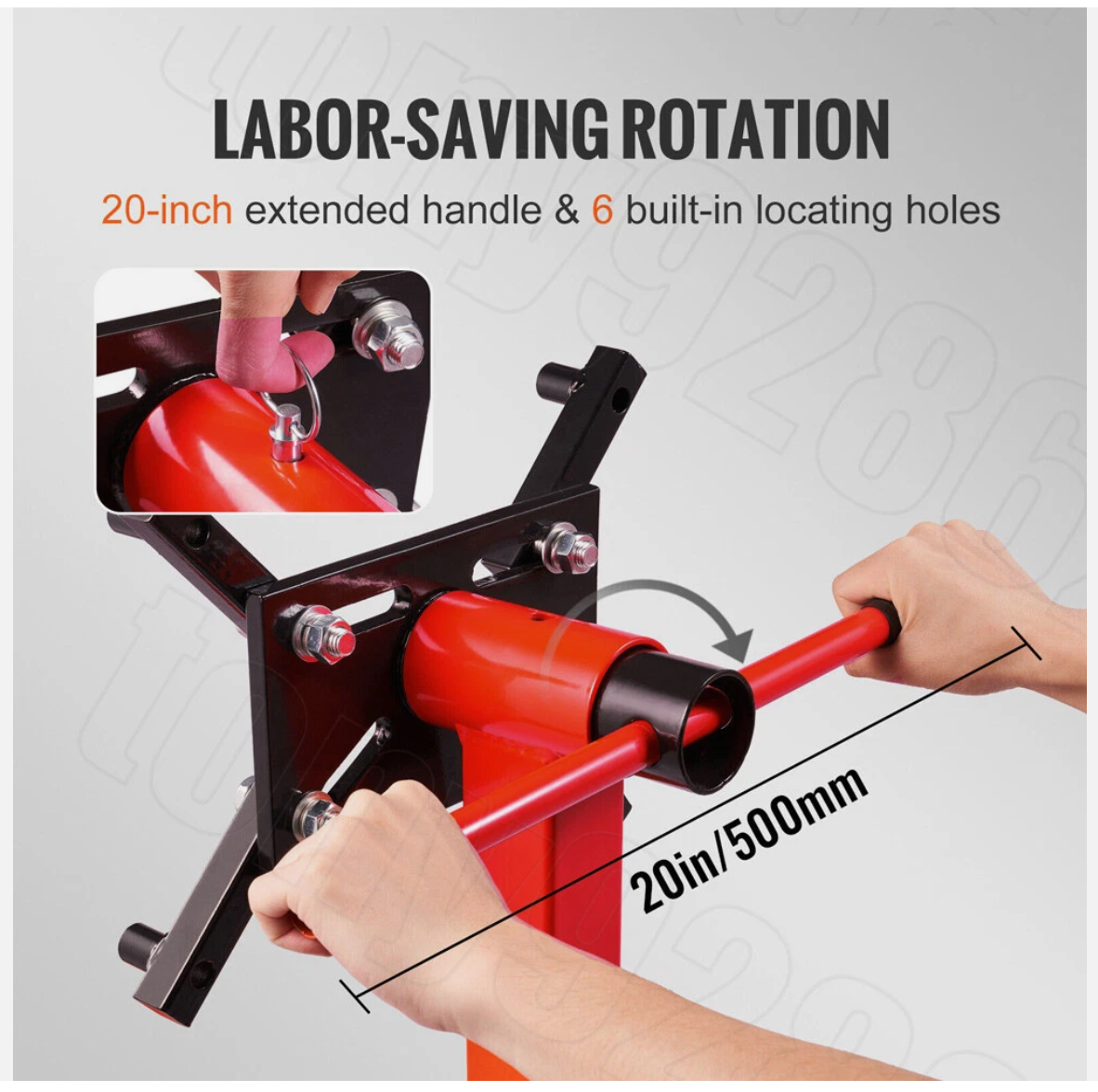 Engine Stand 1000LBS 450kg 360° Adjustable Mounting Head Motor Crane Hoist