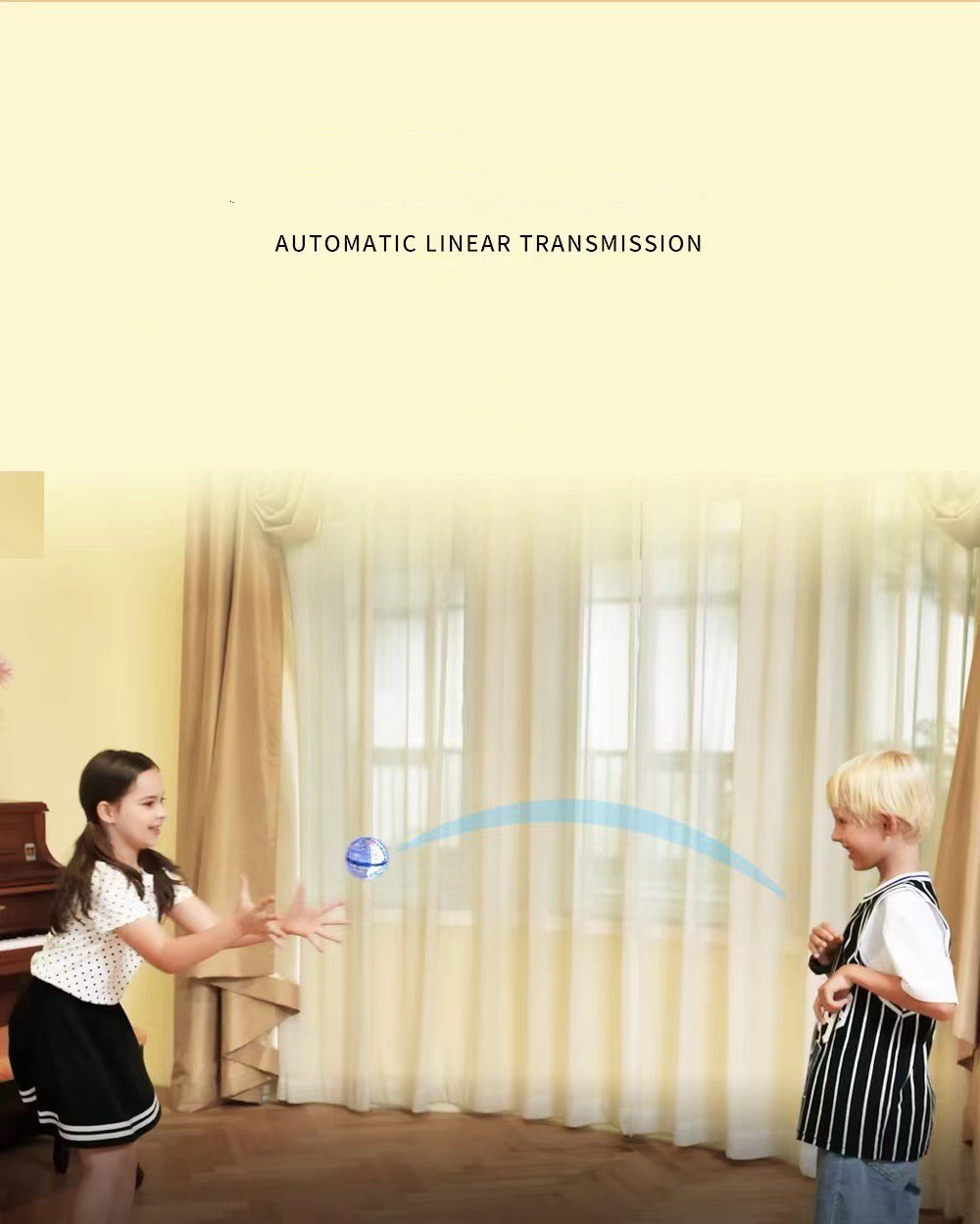 Flying Orb Ball Boomerang Fly Nebula Spinner- Toys Soaring Hover UFO Mini Drone