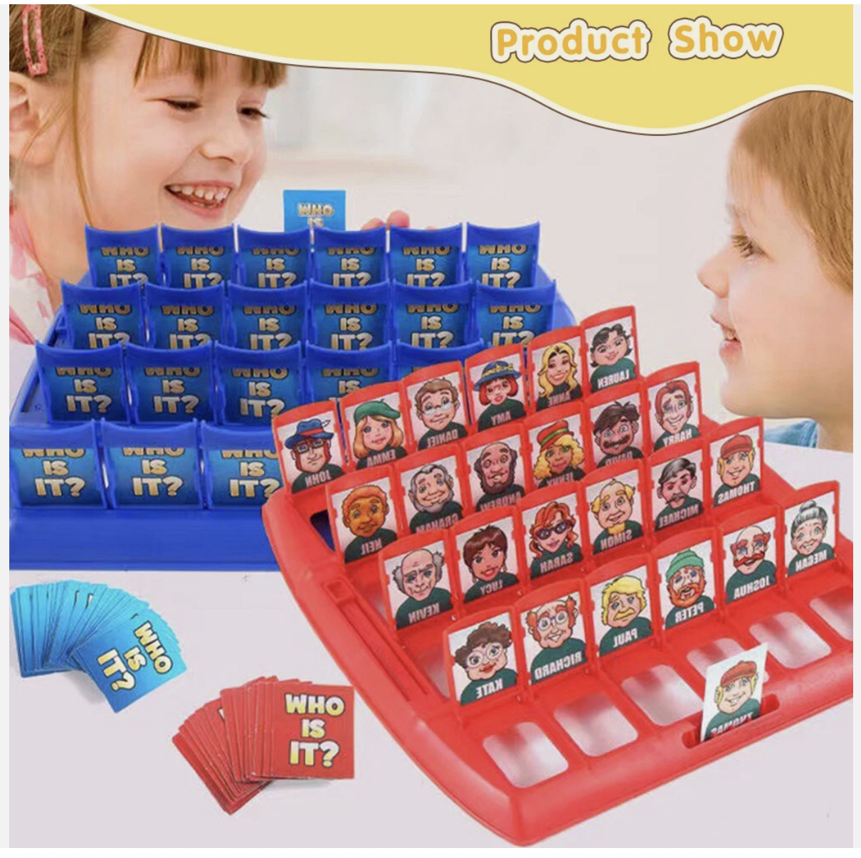 Who is It Family Board Game Guessing Game Kids Children Party Funny Toy Gift
